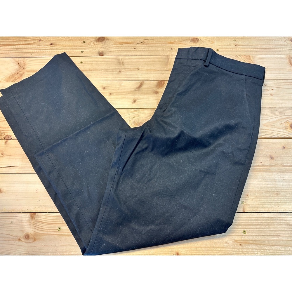 Express Producer Men's Dress Pants 34x32 Black Cotton Blend‎ Office Career